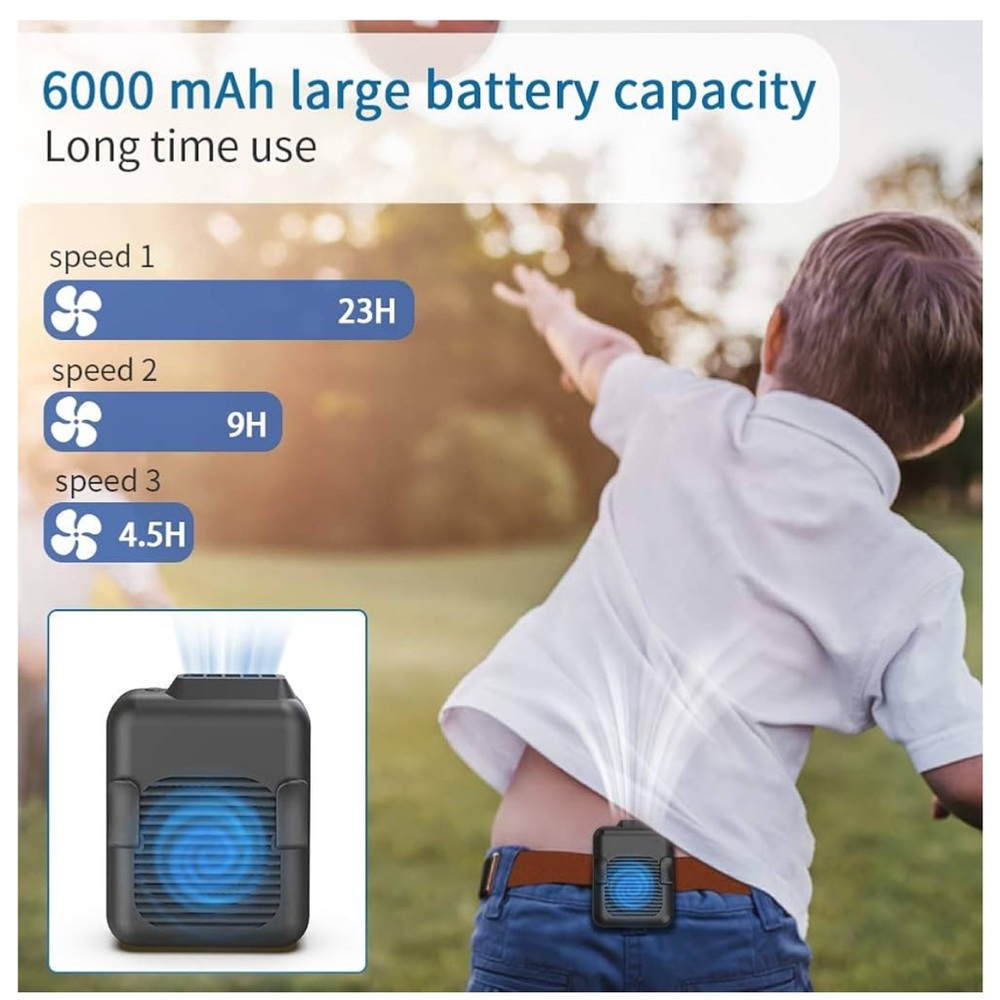 Rechargeable Belt Fan - Picture 3 of 10